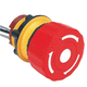 bouton poussoir d'arrêt d'urgence / IP65 / 2NF / 1NO/NF