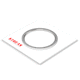 bride pour tuyaux / en aluminium / de fixation