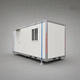 cabane de chantier de stockage / pour la logistique / vitrée / modulaire