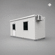 cabane de chantier pour la logistique / pour bureaux / médicale / pour sanitaire