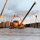 hangar modulaire / démontable / transportable / préfabriqué
