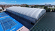 structure gonflable pour couverture / pour applications industrielles / avec membrane en polyester / avec membrane en pvc