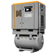 compresseur à vis / d'air / à moteur électrique / stationnaire