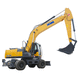 pelleteuse intermédiaire / à roues / diesel / pour chantier de construction