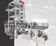 ligne de coextrusion 3 couches / de film par gonflage / pour film étirable / pour géomembrane