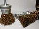 brosse circulaire / de finition / d'ébavurage / en fil métallique