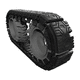chenille pour chargeuse compacte / en caoutchouc