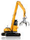 grappin orange peel / hydraulique / à ferraille / pour excavatrice
