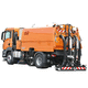 balayeuse aspiratrice sur camion / à essence