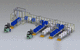 ligne de remplissage automatique / de fûts / IBC / canister