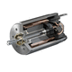 moteur DC / 24 V / 4.5 V / pour haute température