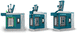 presse hydraulique / pour le moulage / compacte / à plateaux chauffants