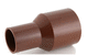 adaptateur hydraulique de réduction / en PVC / droit
