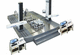 machine de mesure tridimensionnelle à 2 bras horizontaux / à capteur multiple