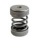 support antivibratoire cylindrique / en inox / pour machines