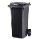 conteneur à déchets en plastique recyclé / en PEHD / pour matières plastiques / pour papier