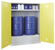 armoire de protection environnementale / au sol / en acier / pour fûts