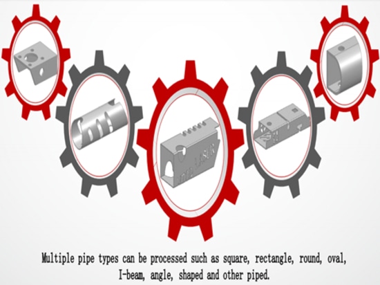 Machine à couper les tuyaux de différents types