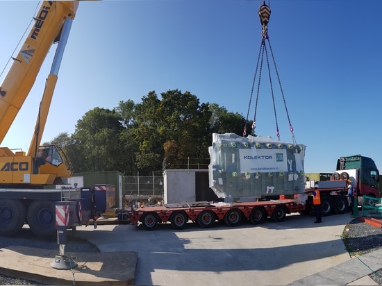 Installation d’un transformateur de puissance à huile 63KV 40MVA ONAN/ONAF