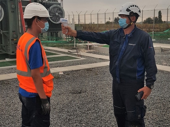 Installation d’un transformateur de puissance à huile 63KV 40MVA ONAN/ONAF