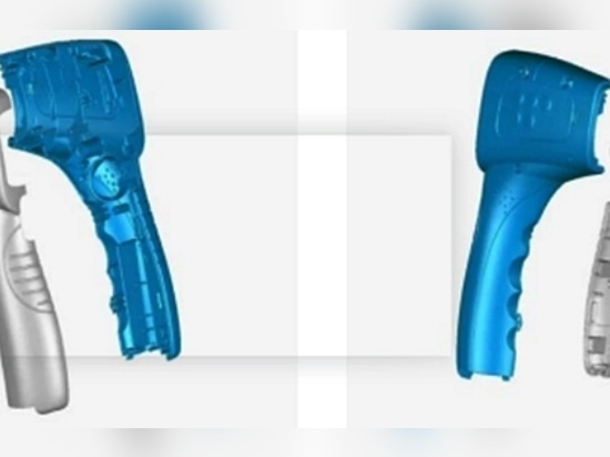 Études de cas de la coque du thermomètre frontal à infrarouge produite par la technologie 3D