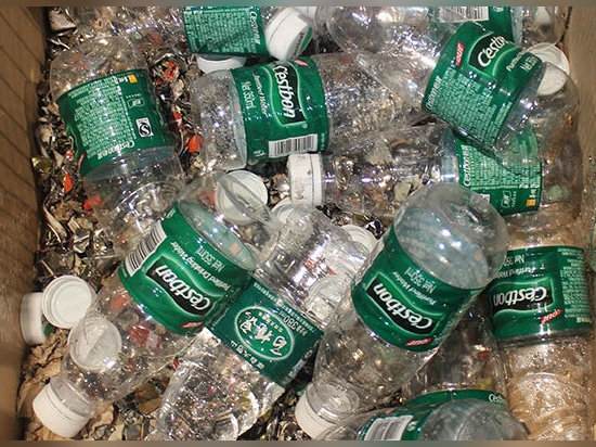 Défibreur en plastique de rebut de bouteilles