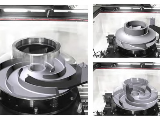 Usinage par électroérosion (EDM) de roues de turbines pour compresseurs industriels