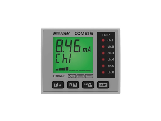 COMBI 6 Relais de fuite à la terre multicanaux