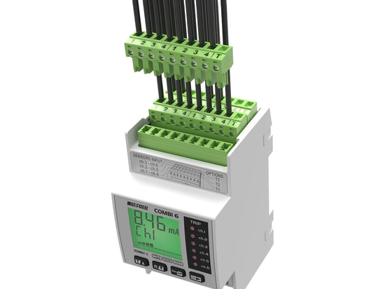 COMBI 6 Relais de fuite à la terre multicanaux