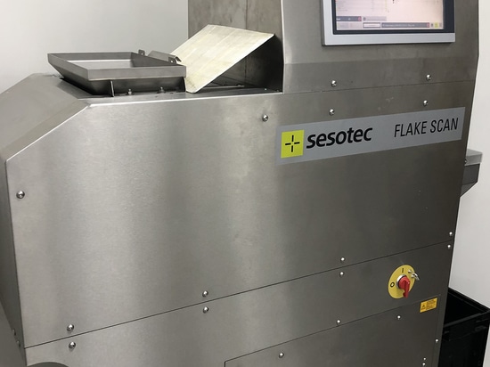 Le système d'analyse de matériaux Sesotec FLAKE SCAN pour une analyse de qualité en quelques minutes