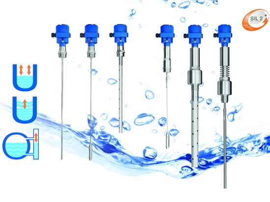 Série NG 8 pour la mesure de niveau dans les liquides