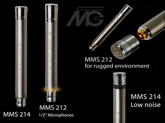 Les nouveaux microphones de mesure MMS 214 1/2" et 212 1/2