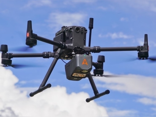 L'AlphaAir 10 intégré au drone DJI 350