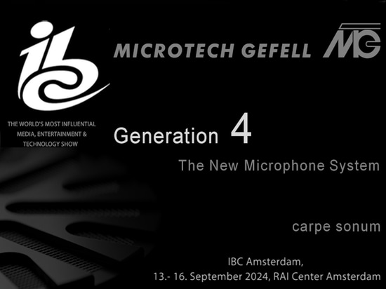 IBC 2024 et les nouveaux microphones de la Génération 4