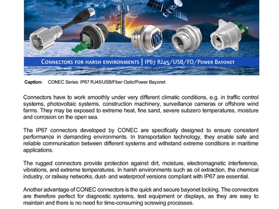 Connecteurs robustes