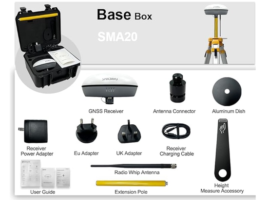 SMA20 RTK PPK GNSS Équipement de topographie