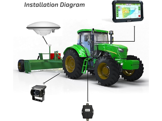 JYL20 Tracteur GPS équipement de nivellement de terrain