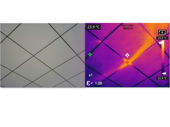Application de l'imagerie thermique à l'inspection des bâtiments