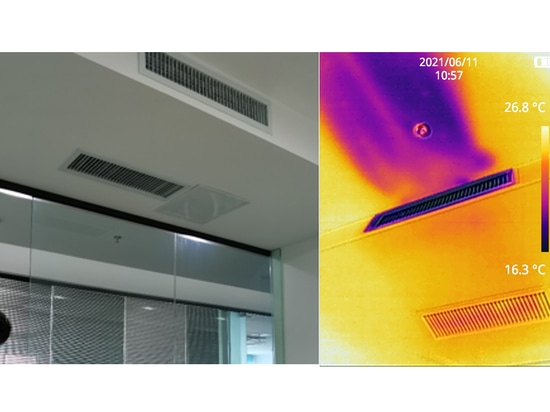 Application de l'imagerie thermique à l'inspection des bâtiments