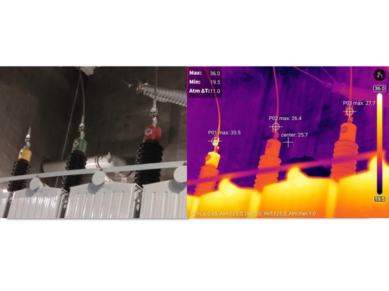 Application de l'imagerie thermique infrarouge au réseau électrique
