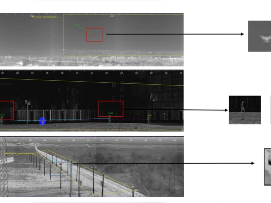 Solution de système de surveillance de sécurité périmétrique