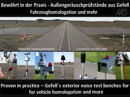 Nouveaux bancs d'essai dans le secteur automobile avec microphones numériques de précision