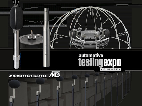 Technologie de mesure et d'essai acoustique de pointe fabriquée à Gefell lors de l'exposition Automotive Testing Expo Europe 2025 à Stuttgart