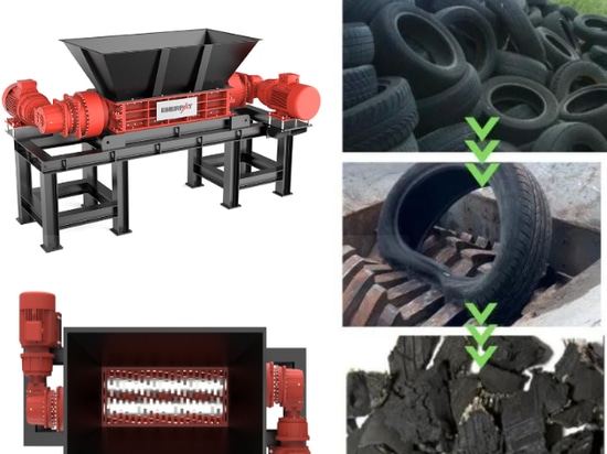 [En Stock] Broyeur de Pneus en Californie – Série Enerpat MSB-E pour un Recyclage Efficace des Pneus Usagés !