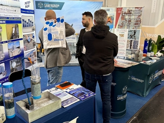 Stand SPI et groupe Sanergrid salon transition énergétique Munich 2025