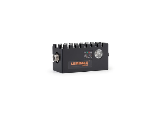 L'utilisation du LUMIMAX BASIC Strobe avec le contrôleur BASIC BFC1 permet d'obtenir un rendement lumineux jusqu'à 30 fois supérieur à celui d'un fonctionnement permanent