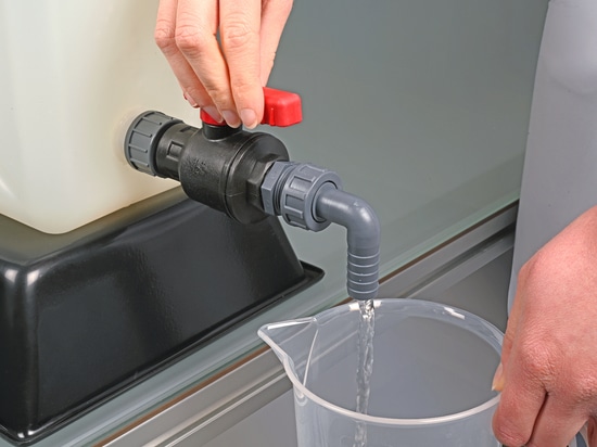 Robinet à bille en polypropylène (PP) de qualité industrielle robuste (Bürkle GmbH)