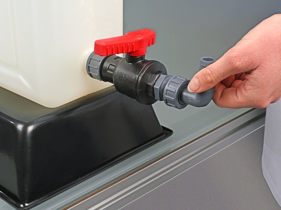 Robinet à bille en polypropylène (PP) de qualité industrielle robuste (Bürkle GmbH)