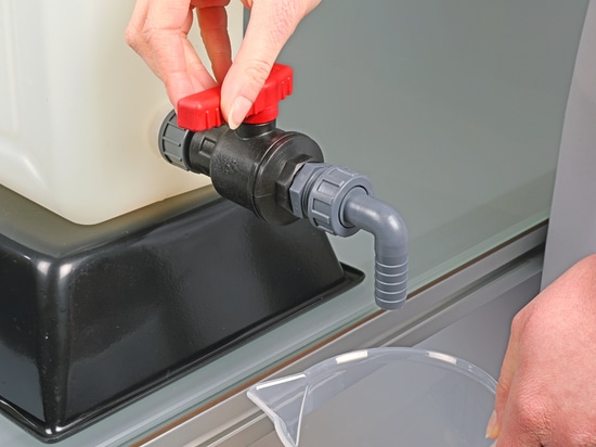 Robinet à bille en polypropylène (PP) de qualité industrielle robuste (Bürkle GmbH)