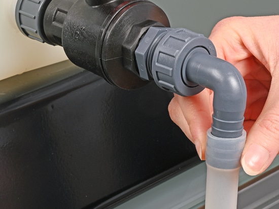 Robinet à bille en polypropylène (PP) de qualité industrielle robuste (Bürkle GmbH)
